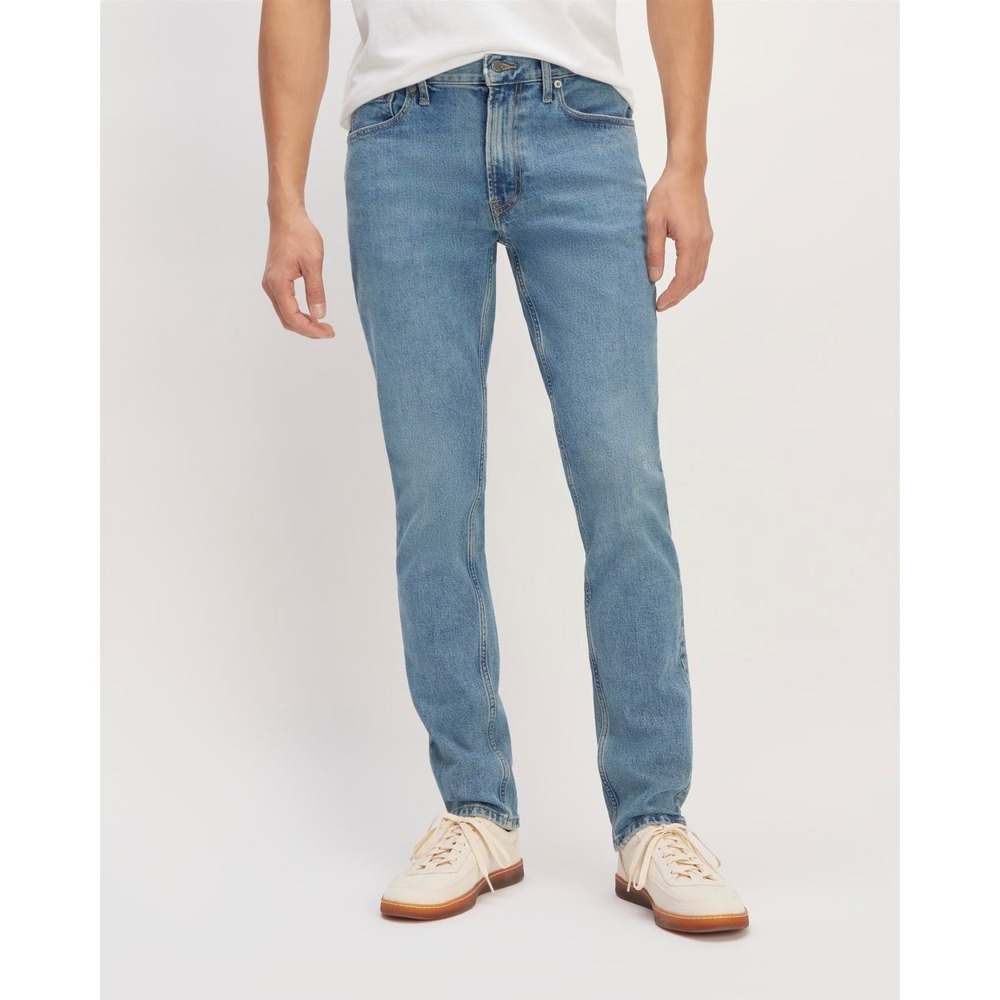 Everlane The Slim Fit Blue Jean Mens Size 31x34 Organic Cotton Minimalist Basics